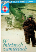 Pilot śmigłowca W śnieżnych zamieciach