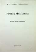 Teoria Mnogości