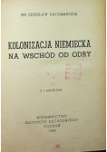 Kolonizacja niemiecka na wschód od Odry 1945 r