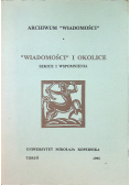 Wiadomości i okolice Szkice i wspomnienia