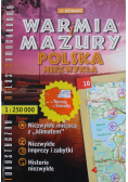 Polska Niezwykła  Turystyczny atlas samochodowy  Warmia i Mazury