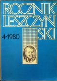 Rocznik leszczyński tom 4 1980
