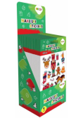 Naklejki 3D Xmas 10x20cm (50szt) HAPPY COLOR