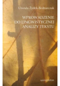 Wprowadzenie do lingwistycznej analizy tekstu