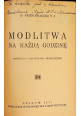 Modlitwa na każdą godzinę 1931 r.