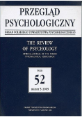 Przegląd psychologiczny tom 52