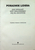 Poradnik lidera Jak działać gdy znajdziemy się na szczycie