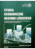 Studia ekonomiczne regionu łódzkiego wydanie specjalne