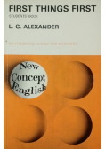 First things first student ' s book