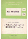 O areologii czyli Geologii Marsa