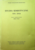 Studia semiotyczne XVI - XVII