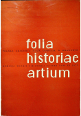 Folia historiae artium tom XI