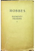 Elementy filozofii I