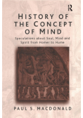 History of the Concept of Mind