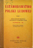 Ustawodawstwo Polski Ludowej Tom V