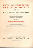 Katalog zabytków sztuki w Polsce Tom VII zeszyt 6