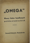 Omega Wzory listów handlowych polsko niemieckich 1939 r.