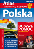 Polska. Atlas samochodowy 1:250 000 + pierwsza pomoc