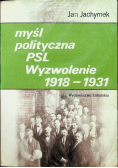 Myśl polityczna PSL Wyzwolenie 1918  1931