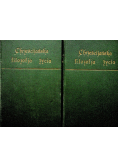 Chrześcijańska filozofia życia Tom I i II 1924 r.