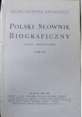 Polski Słownik Biograficzny Tom VII