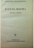 Kultura masowa