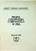 Prawa człowieka i obywatela w PRL