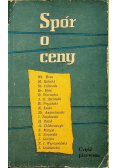 Spór o ceny Część pierwsza