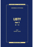Hieronim ze Strydonu Listy Tom 3