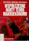 Współczesne nurty teorii makroekonomii
