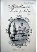 Miscellanea Tarnopolskie Tom I