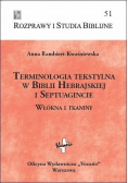 Terminologia tekstylna w Biblii Hebrajskiej i Septuagincie
