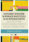 Kategorie sukcesów w opiniach nauczycieli klas integracyjnych