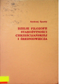 Dzieje filozofii starożytności chrześcijańskiej i średniowiecza