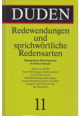 Duden Redewendungen und sprichwortliche Redensarten  Tom 11