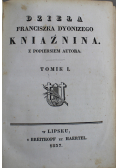 Dzieła Franciszka Dyonizego Kniaznina tomik I 1857 r.