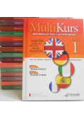 MultiKurs Multimedialny kurs 5 języków obcych z CD 16 tomów
