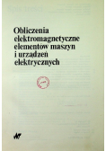 Obliczenia elektromagnetyczne elementów maszyn i urządzeń elektrycznych