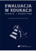 Ewaluacja w edukacji - teoria i praktyka