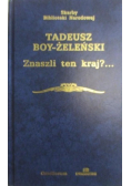 Znaszli ten kraj?