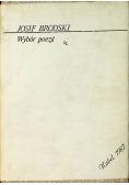 Brodski Wybór poezji