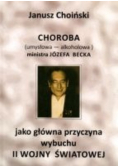 Choroba umysłowa alkoholowa ministra Józefa Becka