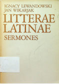 Litterae Latinae Sermones