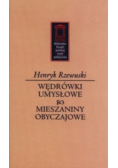 Wędrówki umysłowe Mieszaniny obyczajowe