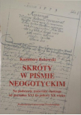 Skróty w piśmie neogotyckim