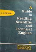 A guide to reading scientific and technical English