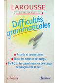 Difficultes grammaticales