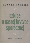 Szkice o naszej krytyce społecznej