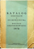Katalog kościołów i duchowieństwa Diecezji Częstochowskiej 1978