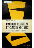 Pratique Religieuse Et Classes Sociales